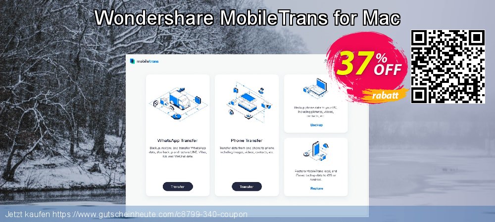 Wondershare MobileTrans for Mac exklusiv Disagio Bildschirmfoto