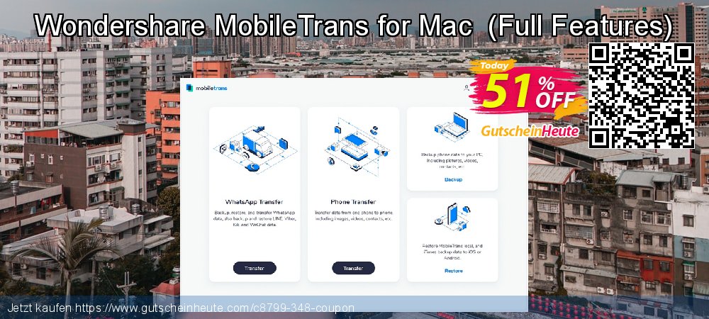 Wondershare MobileTrans for Mac  - Full Features  fantastisch Sale Aktionen Bildschirmfoto