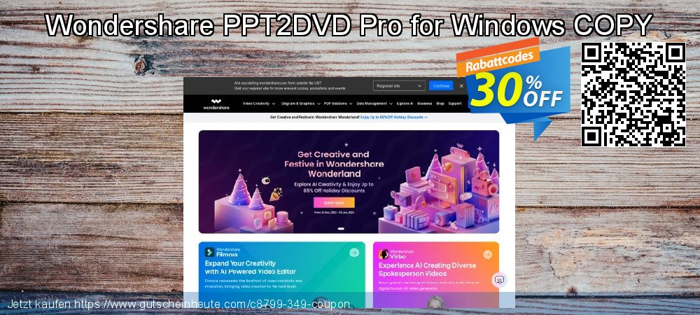 Wondershare PPT2DVD Pro for Windows COPY großartig Rabatt Bildschirmfoto