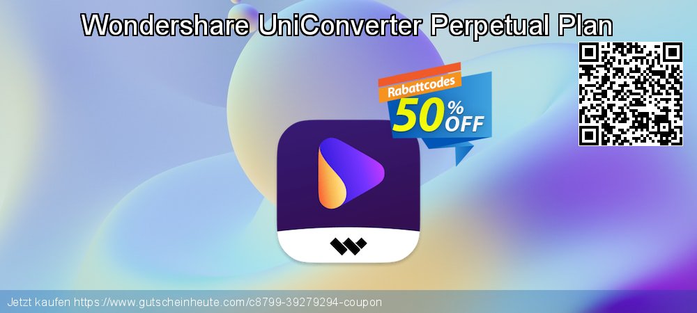 Wondershare UniConverter Perpetual Plan ausschließlich Diskont Bildschirmfoto