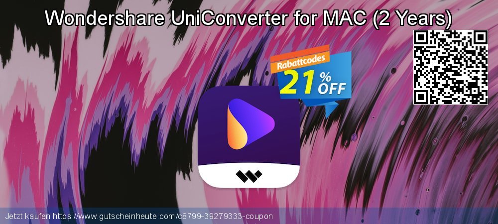 Wondershare UniConverter for MAC - 2 Years  wunderbar Außendienst-Promotions Bildschirmfoto
