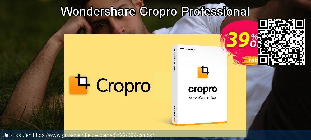 Wondershare Cropro Professional genial Sale Aktionen Bildschirmfoto