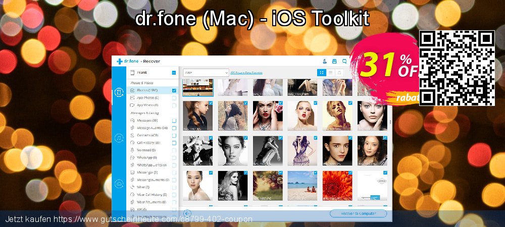dr.fone - Mac - iOS Toolkit exklusiv Preisnachlässe Bildschirmfoto