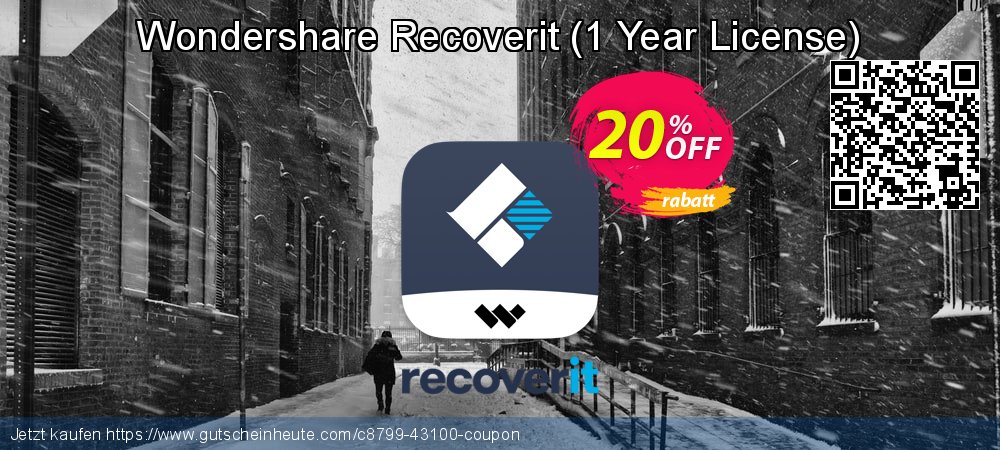Wondershare Recoverit - 1 Year License  toll Ermäßigungen Bildschirmfoto