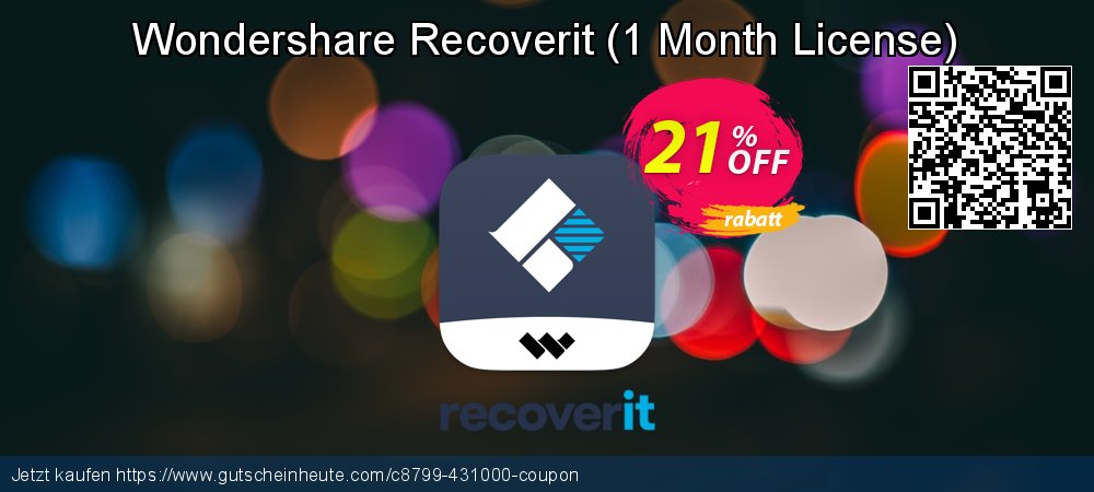 Wondershare Recoverit - 1 Month License  unglaublich Disagio Bildschirmfoto