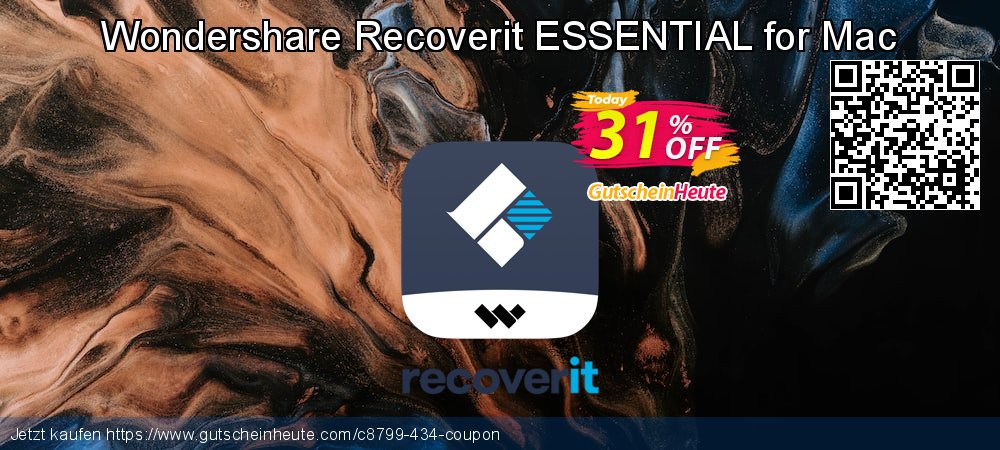 Wondershare Recoverit ESSENTIAL for Mac uneingeschränkt Rabatt Bildschirmfoto