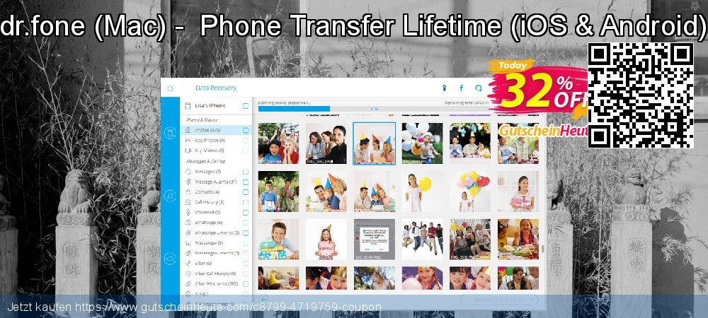 dr.fone - Mac -  Phone Transfer Lifetime - iOS & Android  super Ermäßigungen Bildschirmfoto