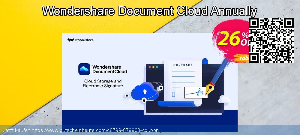 Wondershare Document Cloud Annually aufregende Diskont Bildschirmfoto