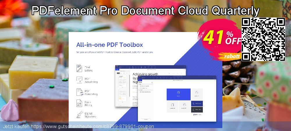 PDFelement Pro Document Cloud Quarterly genial Ermäßigung Bildschirmfoto