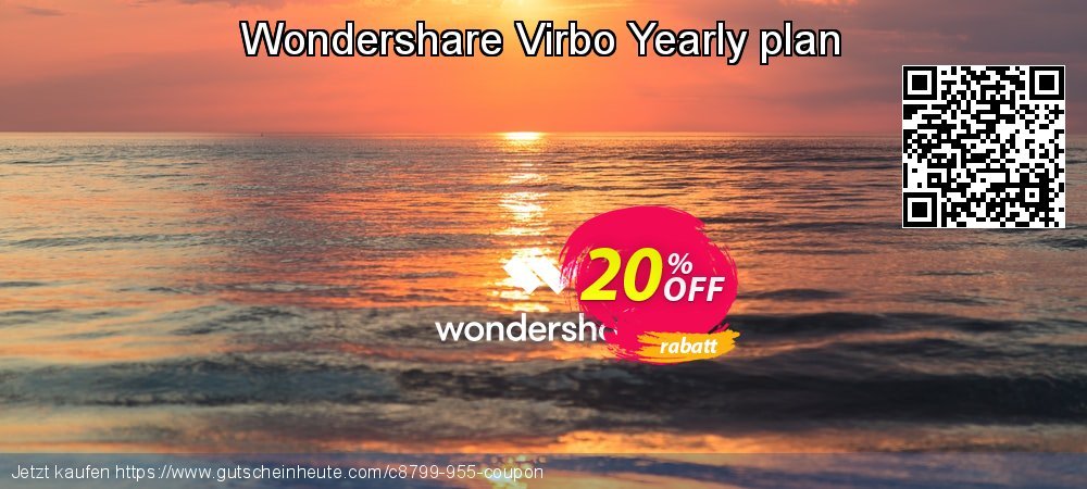 Wondershare Virbo Yearly plan Essential geniale Außendienst-Promotions Bildschirmfoto