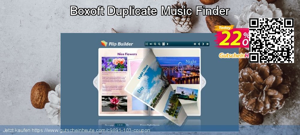 Boxoft Duplicate Music Finder erstaunlich Beförderung Bildschirmfoto
