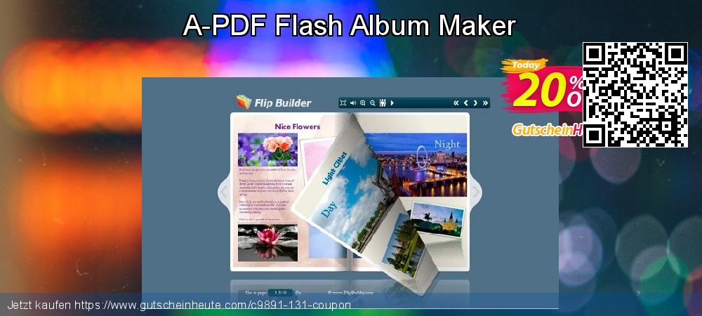 A-PDF Flash Album Maker ausschließenden Verkaufsförderung Bildschirmfoto