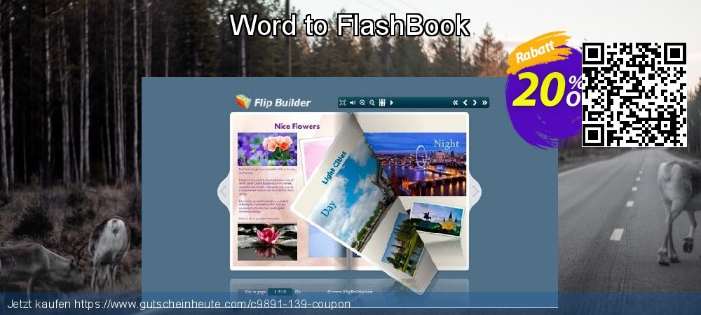 Word to FlashBook atemberaubend Rabatt Bildschirmfoto