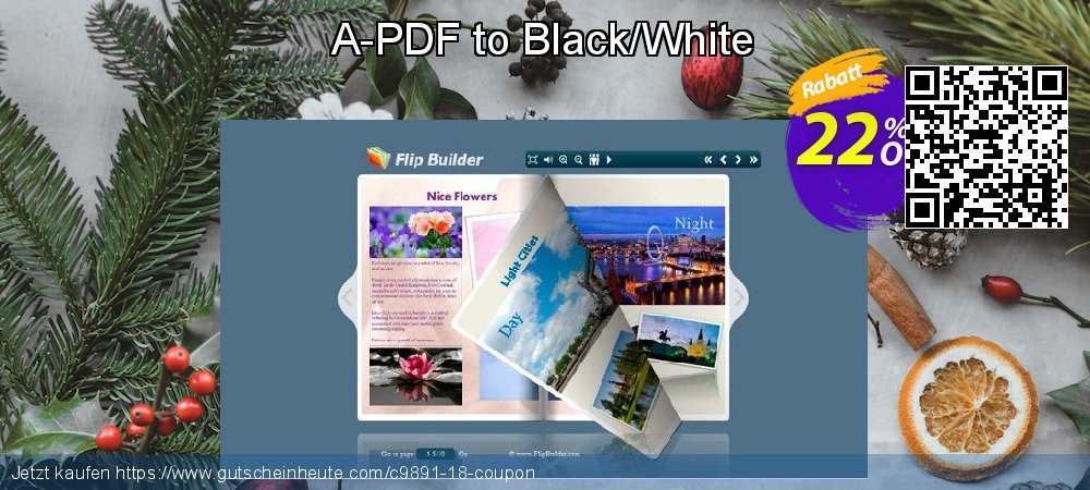 A-PDF to Black/White super Preisreduzierung Bildschirmfoto