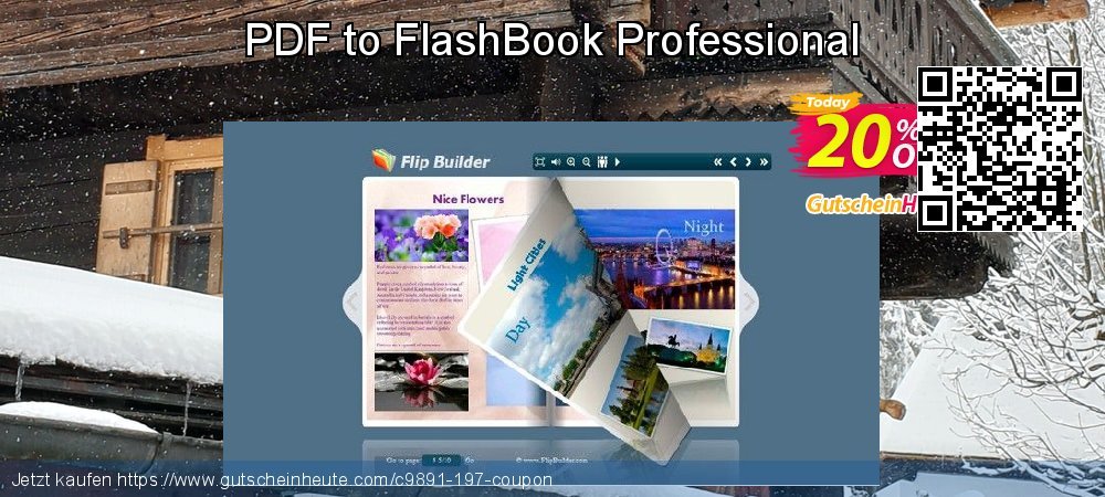 PDF to FlashBook Professional unglaublich Ermäßigung Bildschirmfoto