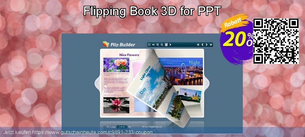 Flipping Book 3D for PPT super Verkaufsförderung Bildschirmfoto