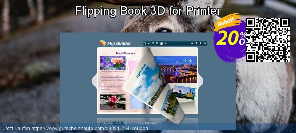 Flipping Book 3D for Printer wunderschön Ausverkauf Bildschirmfoto