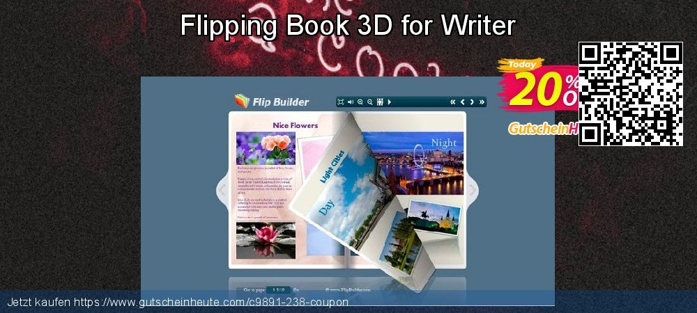 Flipping Book 3D for Writer formidable Förderung Bildschirmfoto