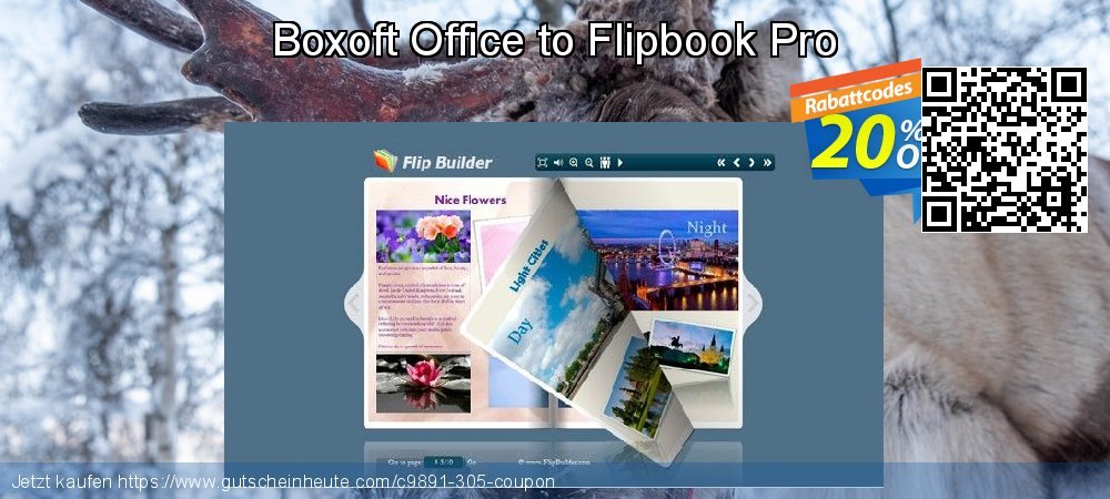 Boxoft Office to Flipbook Pro faszinierende Preisnachlass Bildschirmfoto