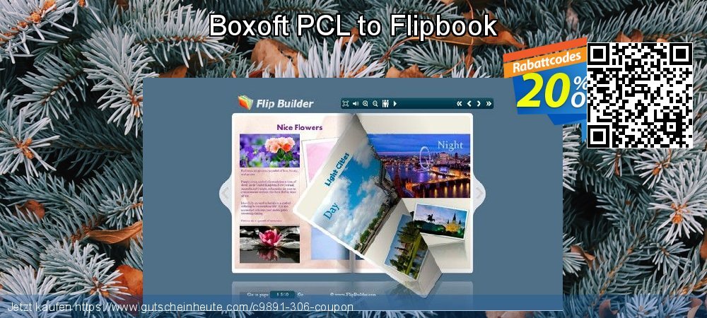 Boxoft PCL to Flipbook aufregenden Förderung Bildschirmfoto