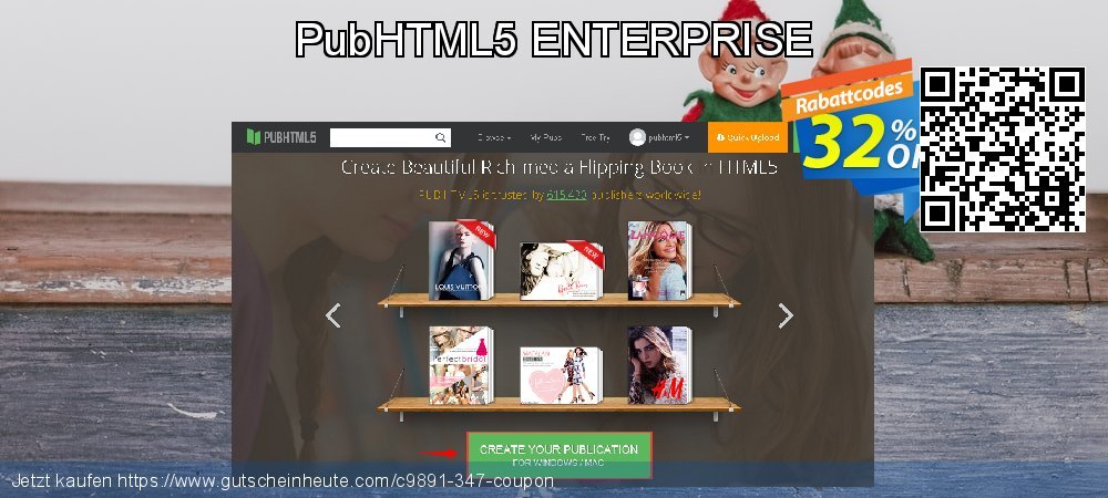 PubHTML5 ENTERPRISE ausschließlich Promotionsangebot Bildschirmfoto